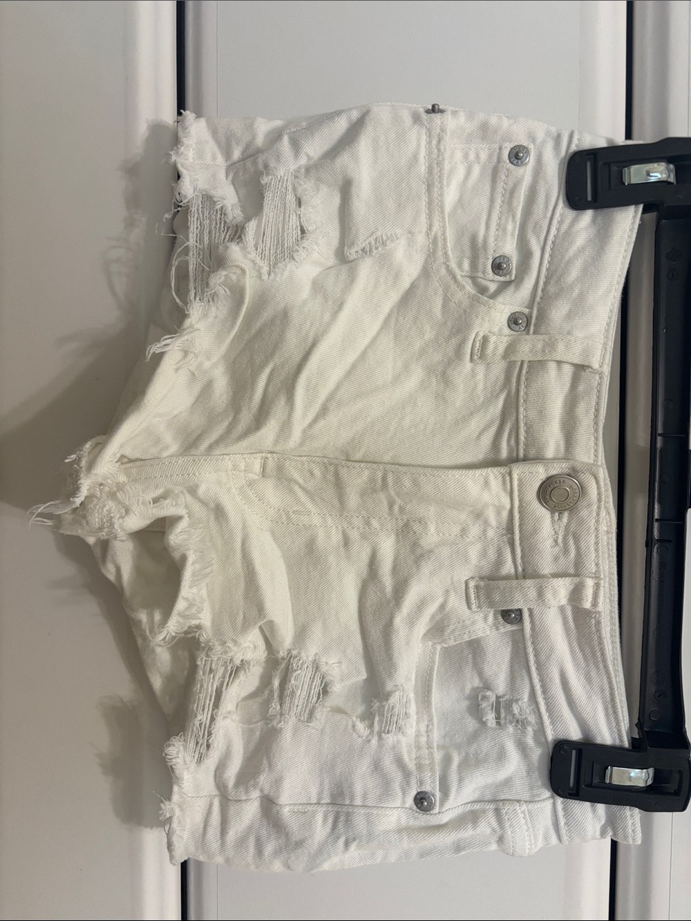 Aeropostale White vintage high rise Denim Shorts